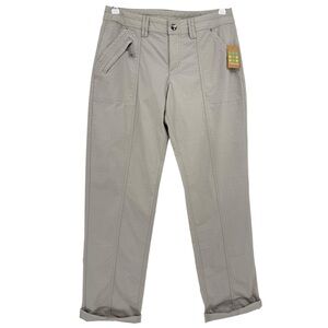 Title Nine BRASH™ RIPSTOP The Big B Pant in Light Grey Beige Size 6